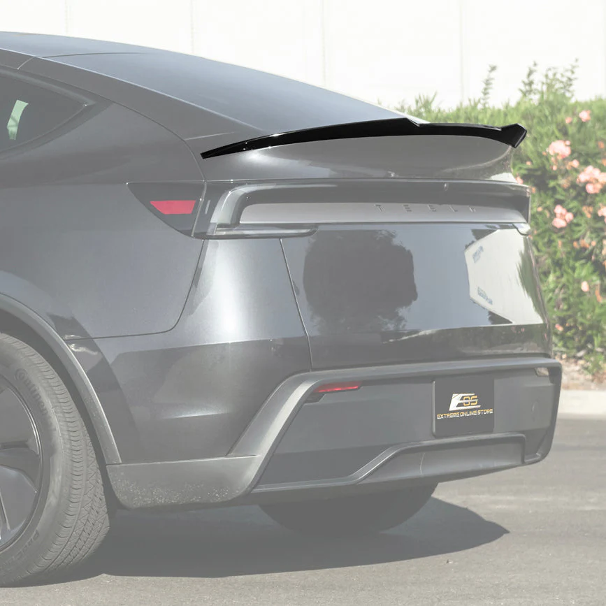 2025-Up Tesla Model Y Track Style Rear Trunk Wing Spoiler - Extreme ...
